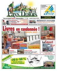 Cliquez-ici pour tÃ©lÃ©charger le journal au format PDF - Pays Dolois