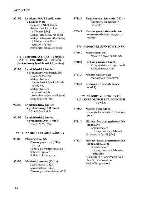 MKN-O-3 MezinÃ¡rodnÃ­ klasifikace nemocÃ­ pro onkologii - ÃZIS ÄR