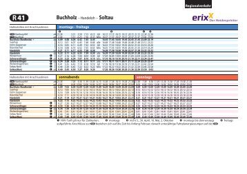 Buchholz – Handeloh – Soltau - HVV