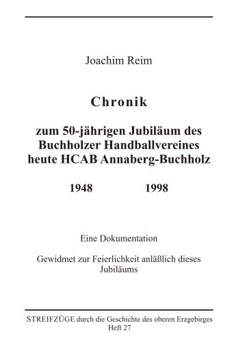 Chronik zum 50-jährigen Jubiläum des Buchholzer ...
