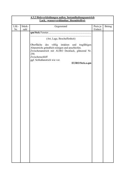 Ausschreibungstexte als pdf-Dokument - Auro