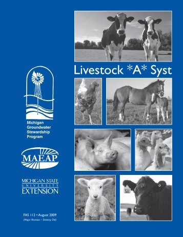 Livestock *A* Syst - Michigan Water Stewardship Program
