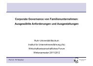 Folien zum Vortrag - Institute of Management (ifu) - Ruhr-UniversitÃ¤t ...