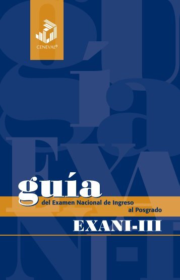 GuÃ­a del EXANI-III - FAZ-UJED