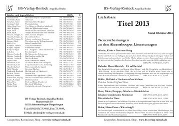Titel 2013 - BS-Verlag-Rostock