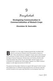 Strategizing Communication in Commercialization of Biotech ... - isaaa