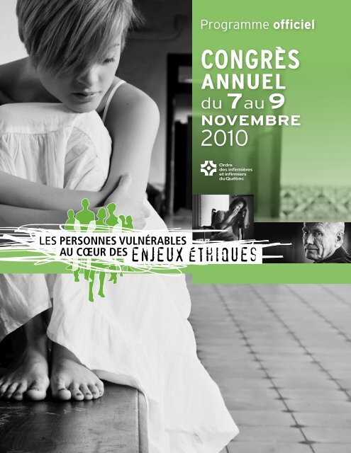 Programme officiel - Ordre des infirmiÃ¨res et des infirmiers du QuÃ©bec