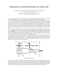 Experiments on vortex-induced traveling waves along a cable