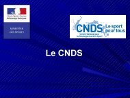 le document de prÃ©sentation de la campagne CNDS sur le Vaucluse