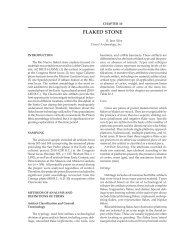 Chapter 10 â Flaked Stone - Archaeology Southwest