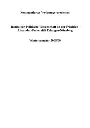 Wintersemester 2008/09 (PDF, 370 kB) - Institut fÃ¼r Politische ...