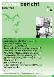 2008/09 - Heilpädagogische Entlastungsangebote Vogelsang