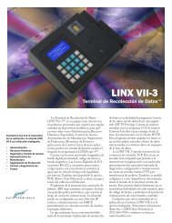 LINX VII-3 Data Sheet Rev 3 Spanish - LINX Data Terminals