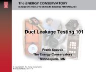Duct Leakage Testing 101 - The Energy Conservatory