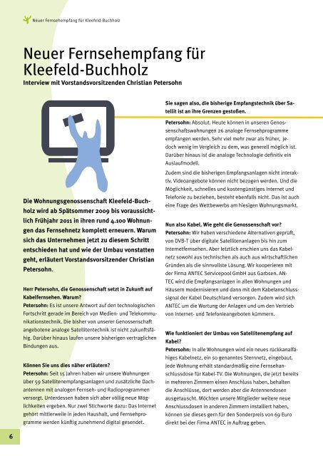 Blickpunkt - Wohnungsgenossenschaft Kleefeld-Buchholz eG