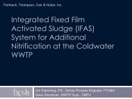 Integrated Fixed Film Activated Sludge (IFAS) System for Additional ...