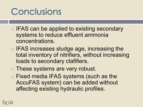 Integrated Fixed Film Activated Sludge (IFAS) System for Additional ...