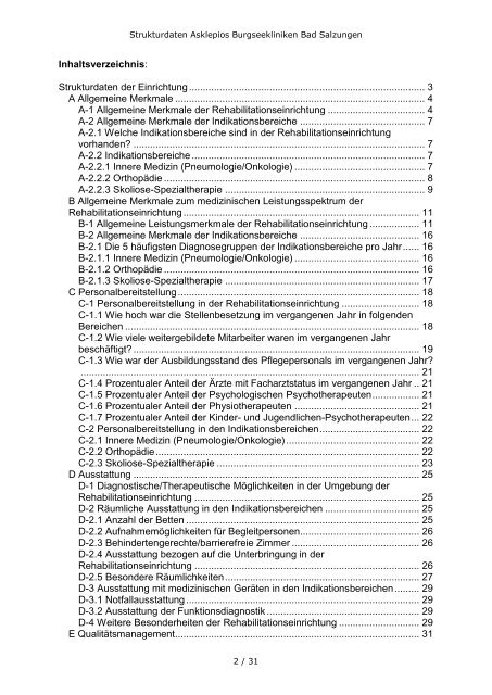 STRUKTURDATEN - KTQ