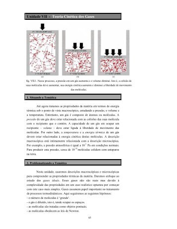 Unidade VII - Teoria CinÃ©tica dos Gases