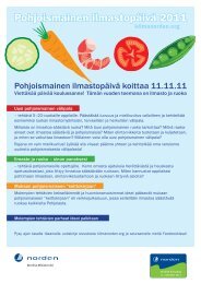 Pohjoismainen ilmastopäivä 2011 - Nordisk Klimadag