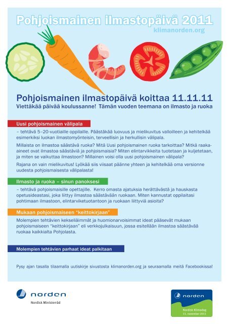 Pohjoismainen ilmastopäivä 2011 - Nordisk Klimadag