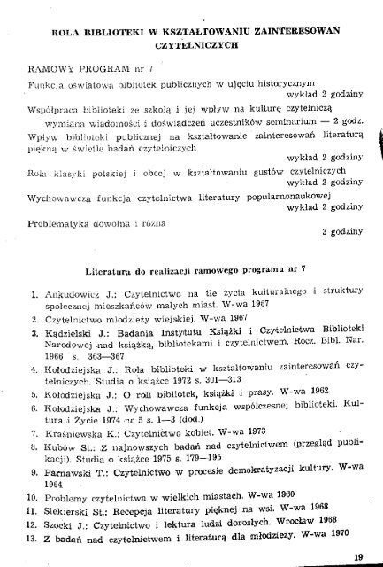 WojewÃ³dzka Biblioteka Publiczna - Opole ROK XXI NR 1/2 1976