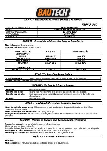 040 - BAUTECH PU 2-80.pdf - Bautech Brasil