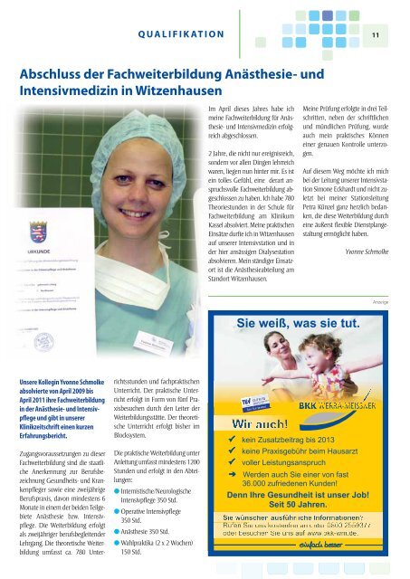 Klinikum Werra Meissner 03/2011 - Kreiskrankenhaus Eschwege