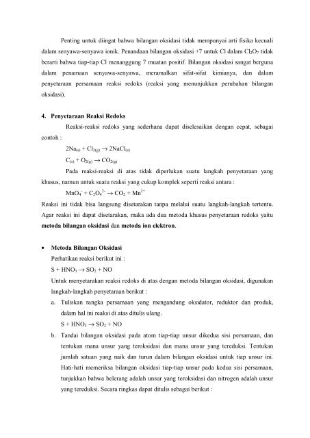 Redoks Dan Elektrokimia - e-Learning Sekolah Menengah Kejuruan