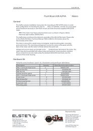 AIN ALPHAÂ® Meter Mounting Instruction leaflet. - Tika Energy ...