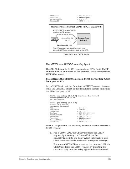 PDF user manual for CopperEdge 150