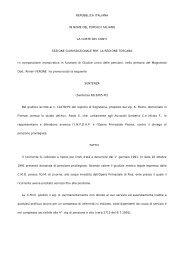 Sentenza Corte dei conti - privilegiata - UGL Polizia Penitenziaria