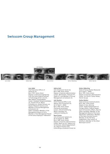 Swisscom Group Management