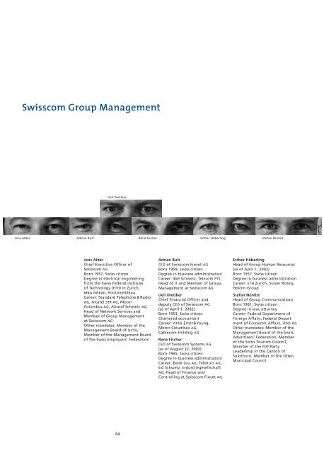Swisscom Group Management