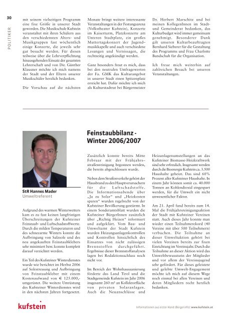 Kufsteiner Info April 2007