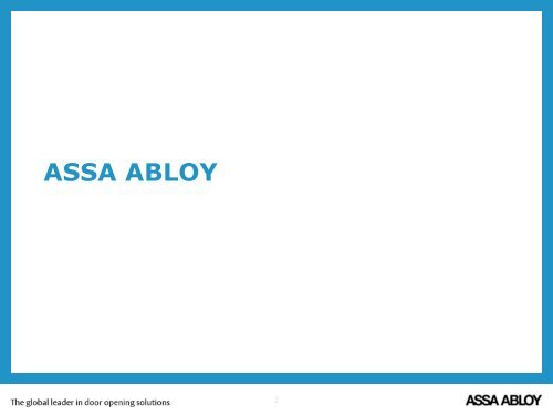 assa abloy - KTH