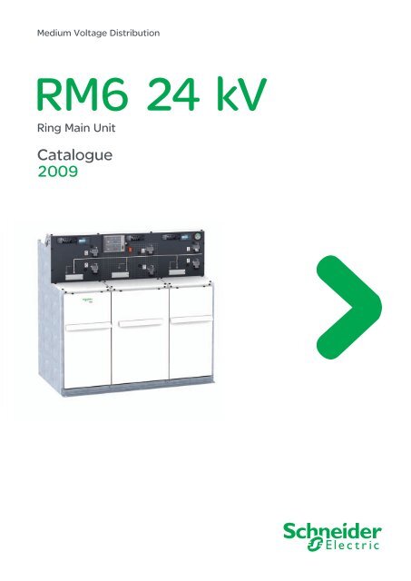 Catalog RM6 ring main unit 24 kV - Schneider Electric