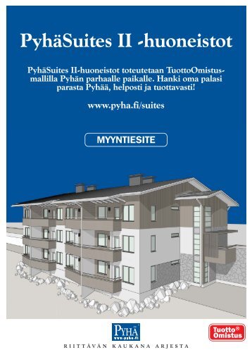 PyhÃ¤Suites II -huoneistot