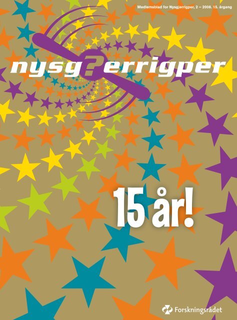 Medlemsblad for Nysgjerrigper, 2 â 2008. 15. Ã¥rgang