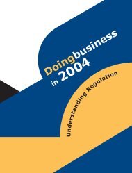 Doing Business in 2004 - Rapid Response - World Bank