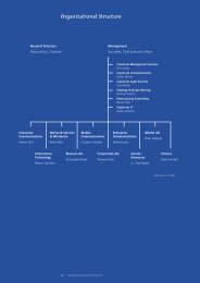 Organizational Structure - Swisscom