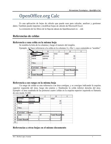 OpenOffice.org Calc - UNPA