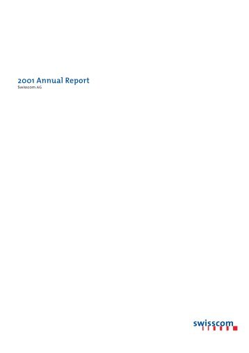 2001 Annual Report - Swisscom