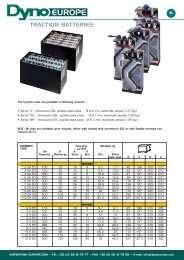 TRACTION BATTERIES - dyno europe