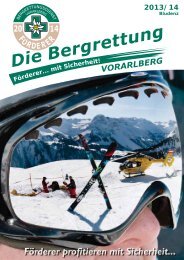 Fördererbericht Bludenz - Bergrettung Vorarlberg