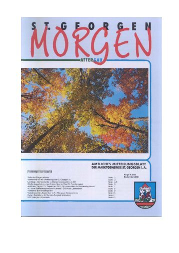 Ausgabe September 2003 (ca. 1,23 MB) - St. Georgen im Attergau