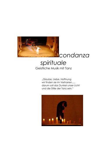 condanza spirituale - ars musica