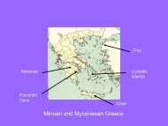 Minoan and Mycenaean Greece