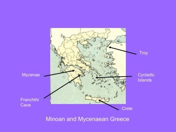 Minoan and Mycenaean Greece