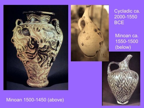 Minoan and Mycenaean Greece